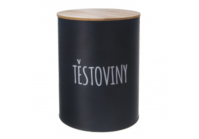 Dóza Těstoviny BLACK pr. 13 cm